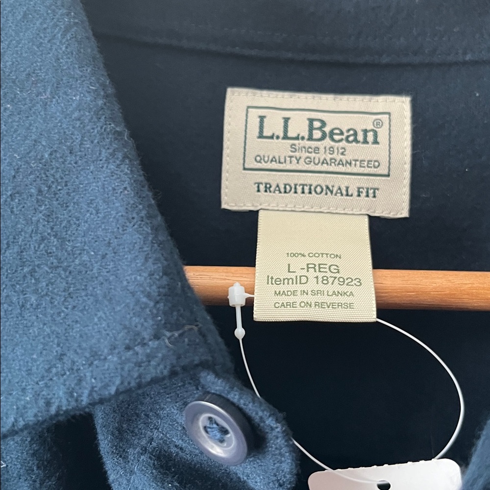 LL Bean chamois shirt men’s large - Picture 2 of 3